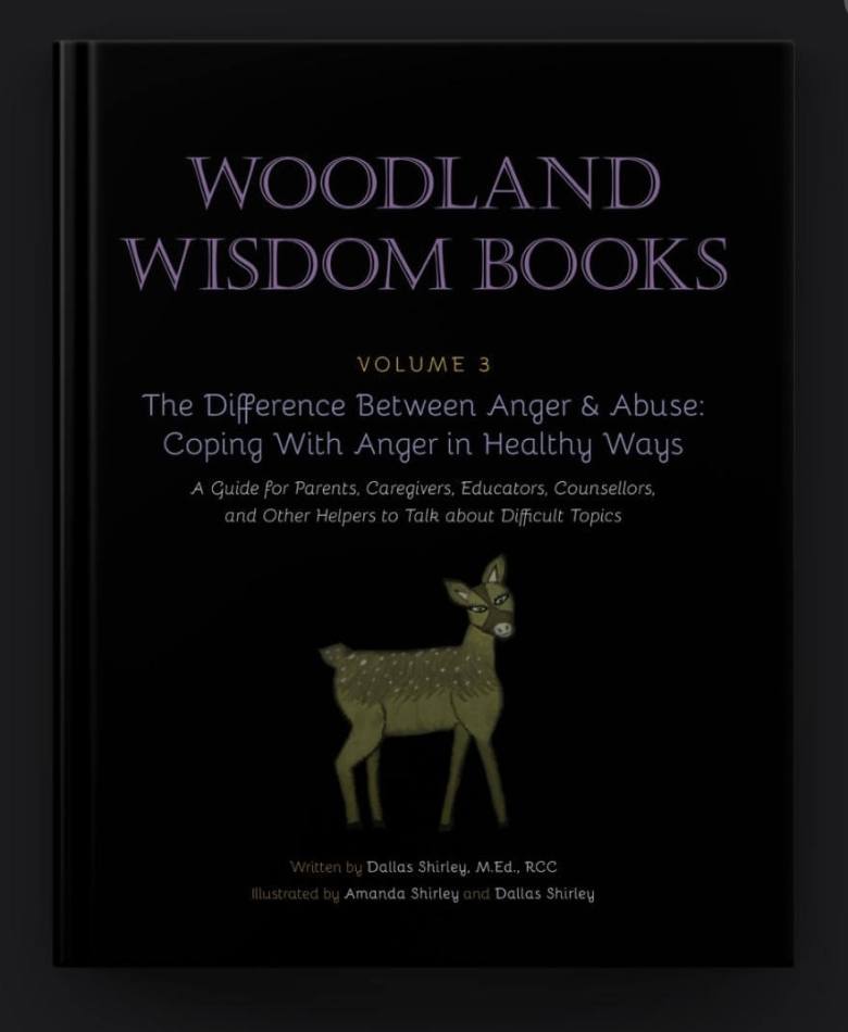 Book cover of Volume 3 of Woodland Wisdom Books, The Difference Between Anger & Abuse